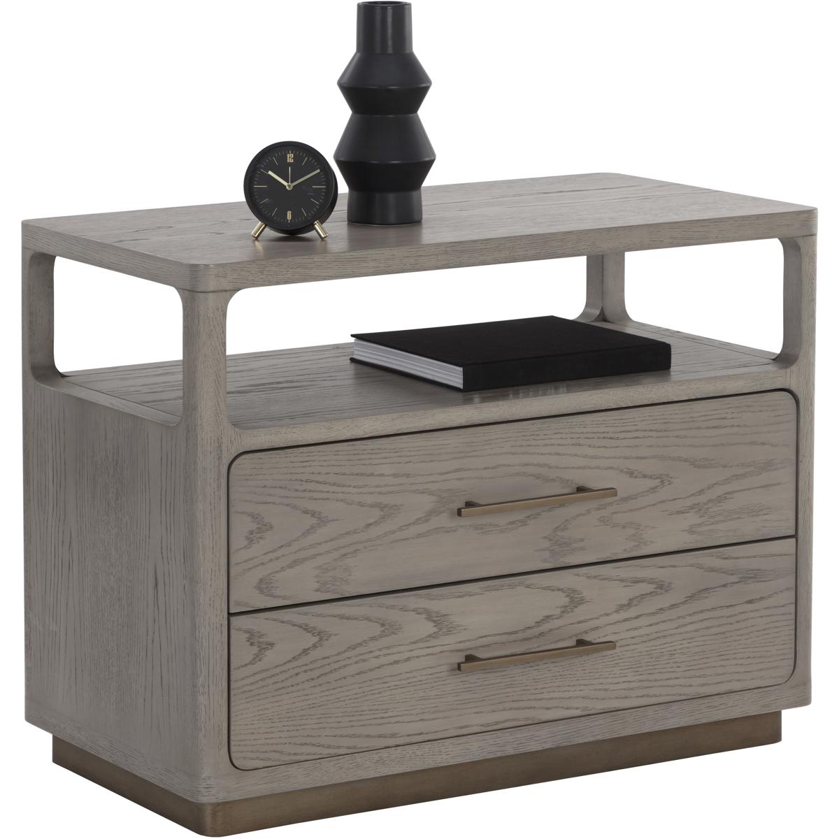 SUNPAN 110926 Danette 36 X 27.25 inch Grey Night Stand